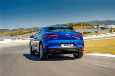 The Jaguar I-Pace is forgiving and very easy to drive fast.